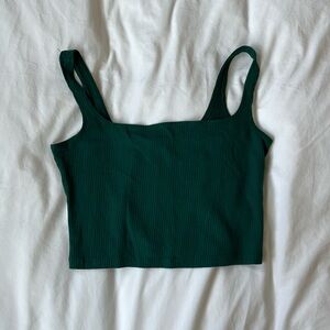 Reformation Cropped Ribbed Tank